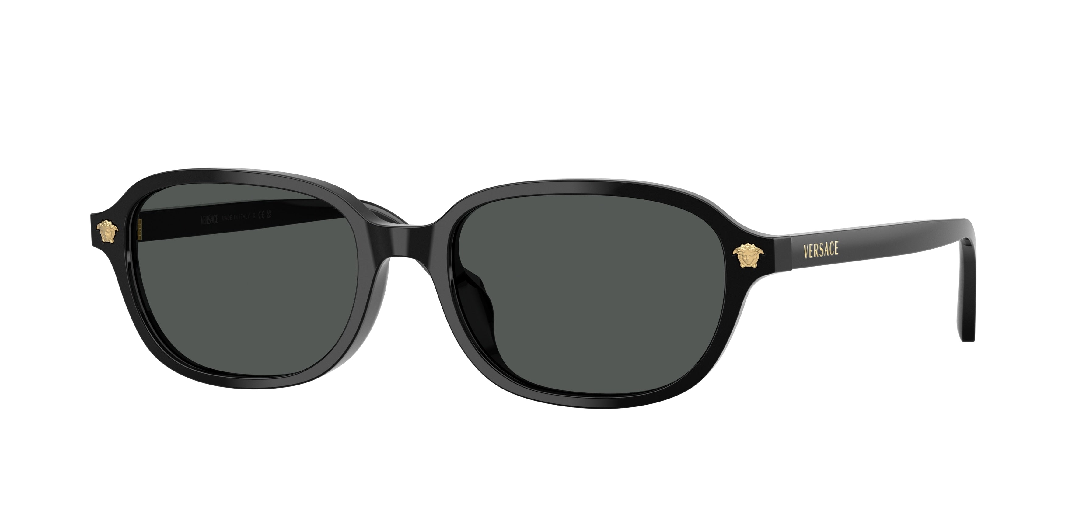 Versace VE4514D Pillow Sunglasses  GB1/87-Black 53-140-17 - Color Map Black