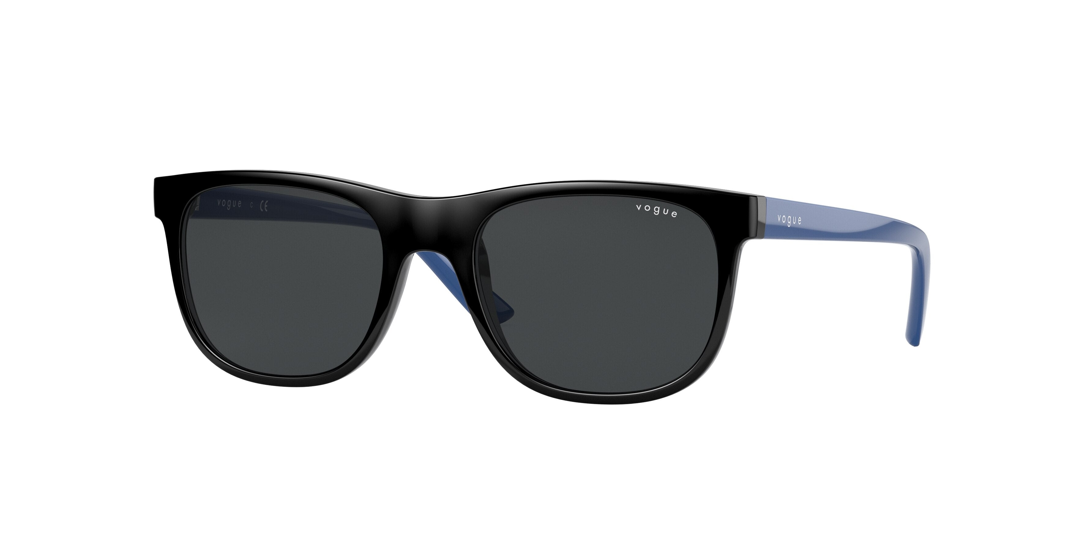 VOGUE JUNIOR SUN VJ2008 Pillow Sunglasses  W44/87-Black 47-125-17 - Color Map Black