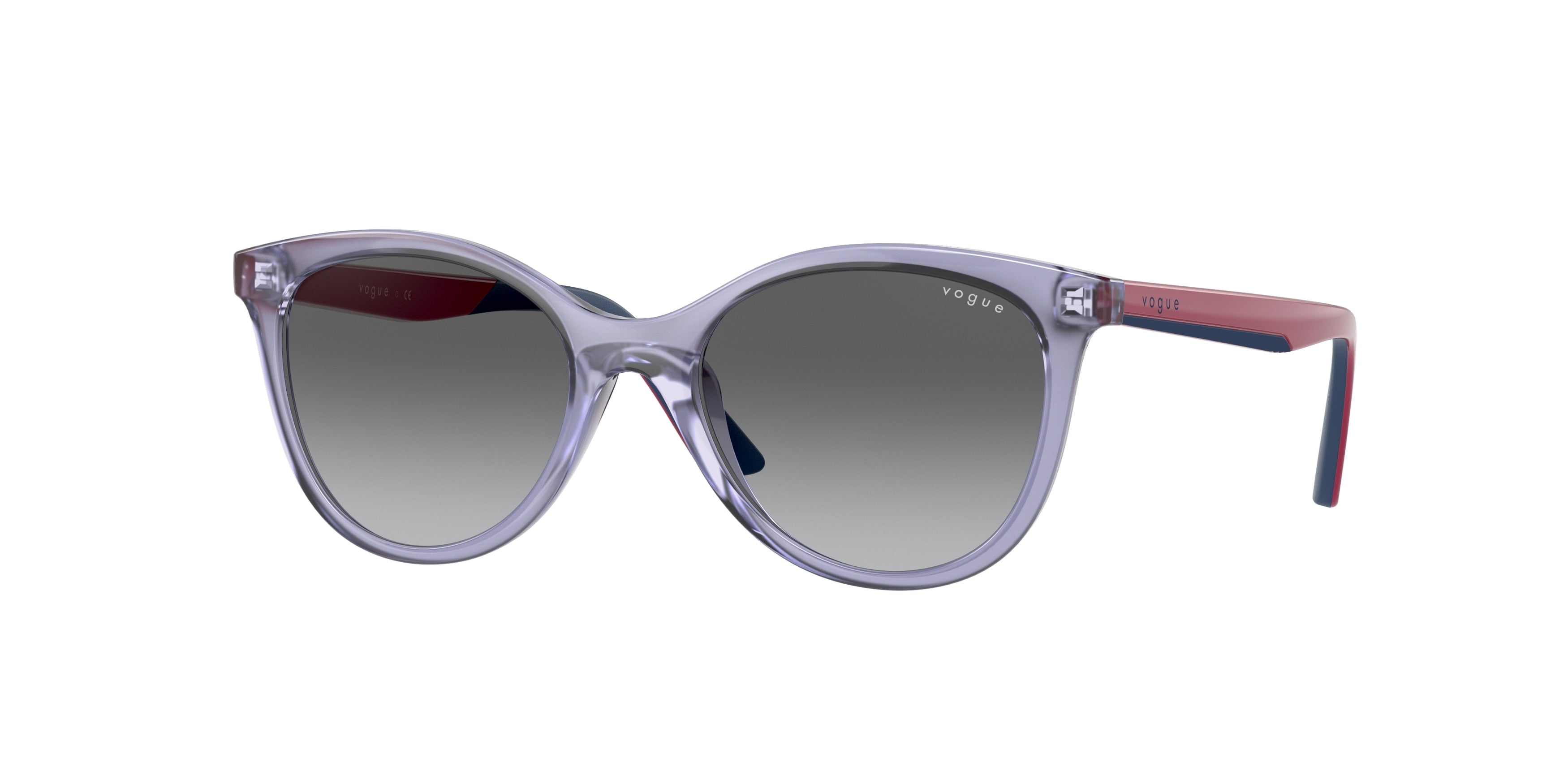 VOGUE JUNIOR SUN VJ2013 Butterfly Sunglasses  283711-Transparent Violet 46-125-16 - Color Map Violet