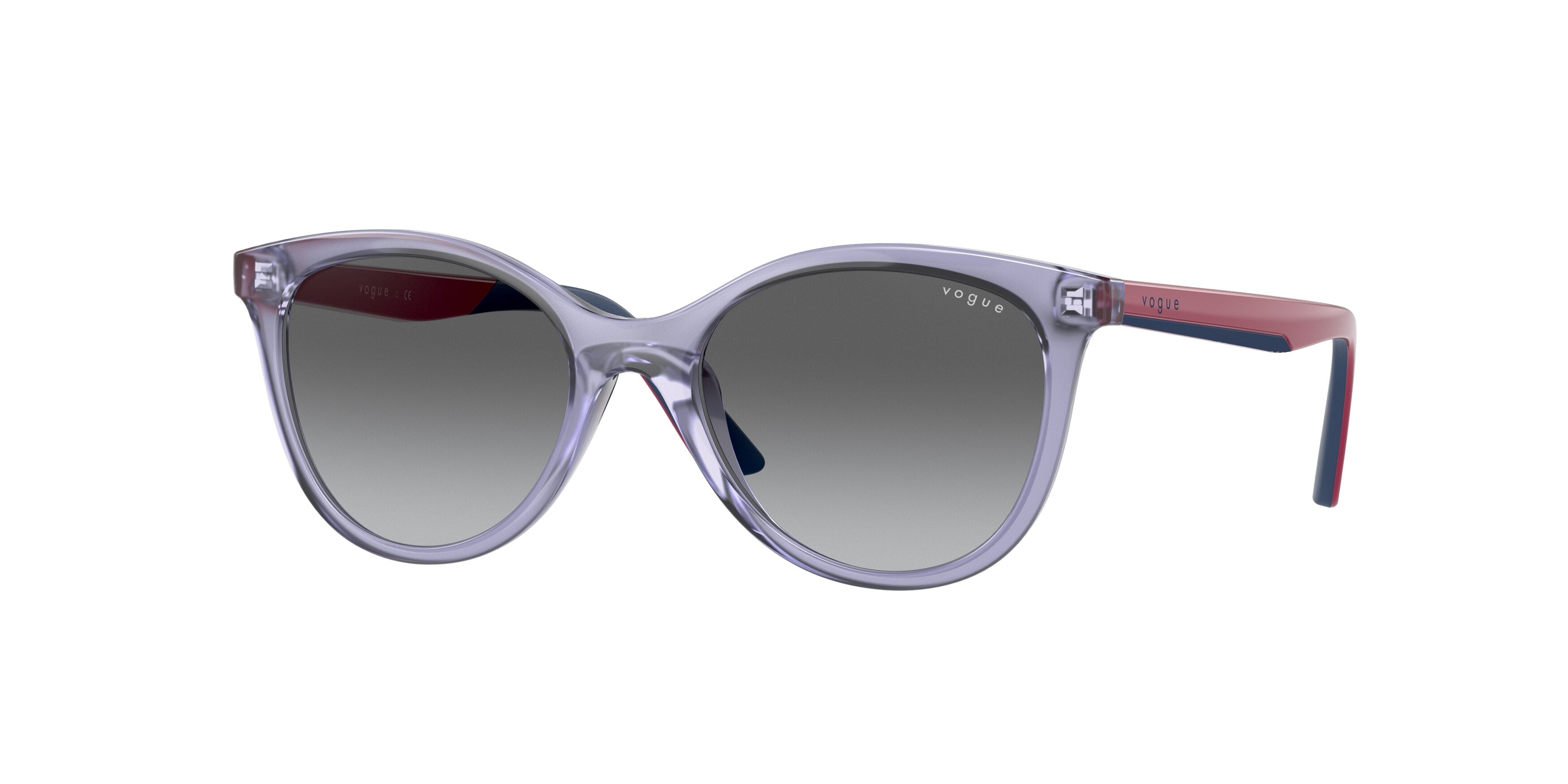 VOGUE JUNIOR SUN VJ2013 Butterfly Sunglasses  283711-Transparent Violet 46-125-16 - Color Map Violet