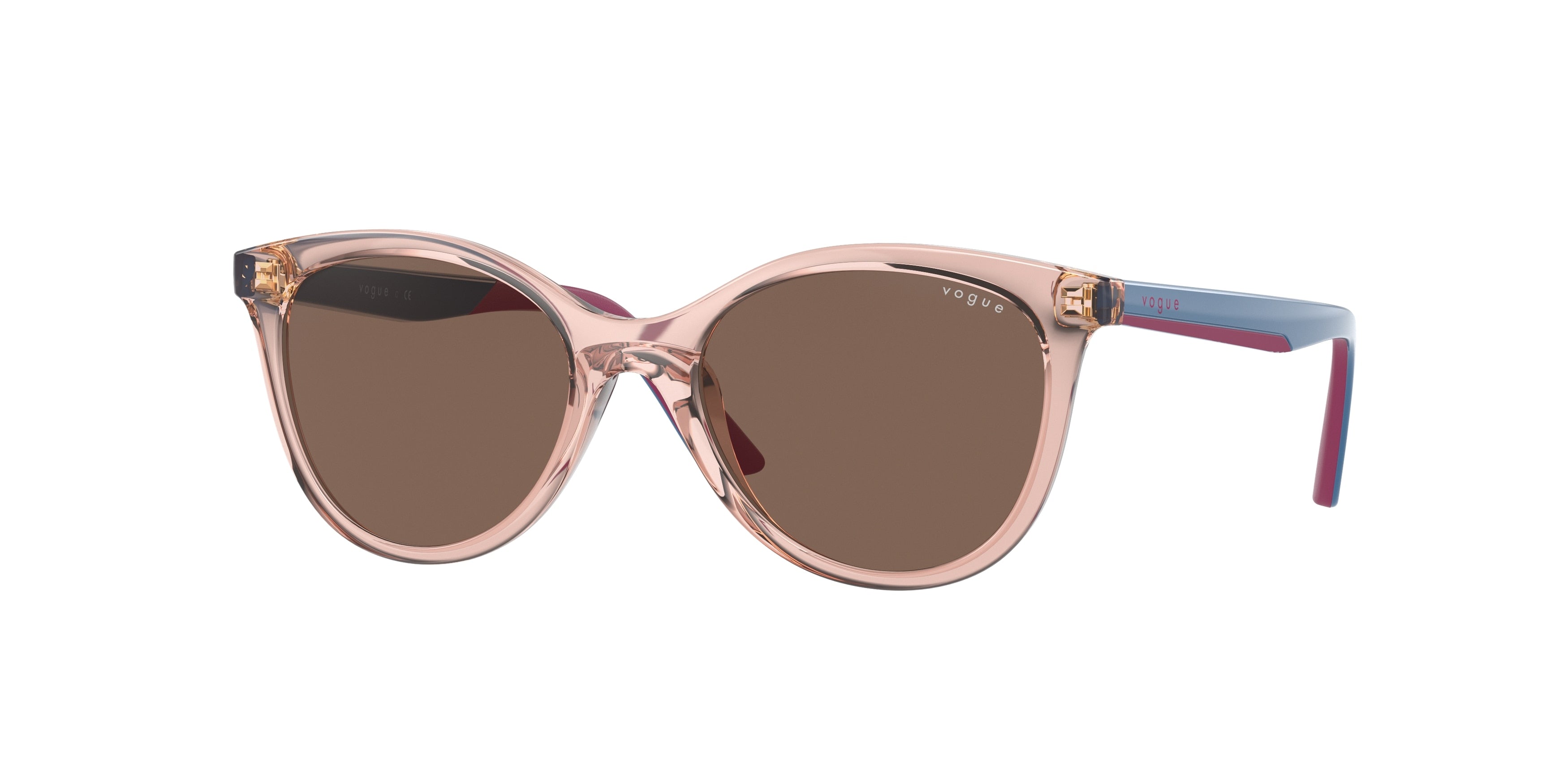 VOGUE JUNIOR SUN VJ2013 Butterfly Sunglasses  286473-Transparent Pink 46-125-16 - Color Map Pink