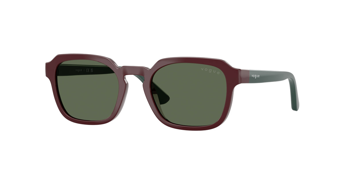 VOGUE JUNIOR SUN VJ2025 Irregular Sunglasses  247371-Full Bordeaux 46-130-18 - Color Map Red