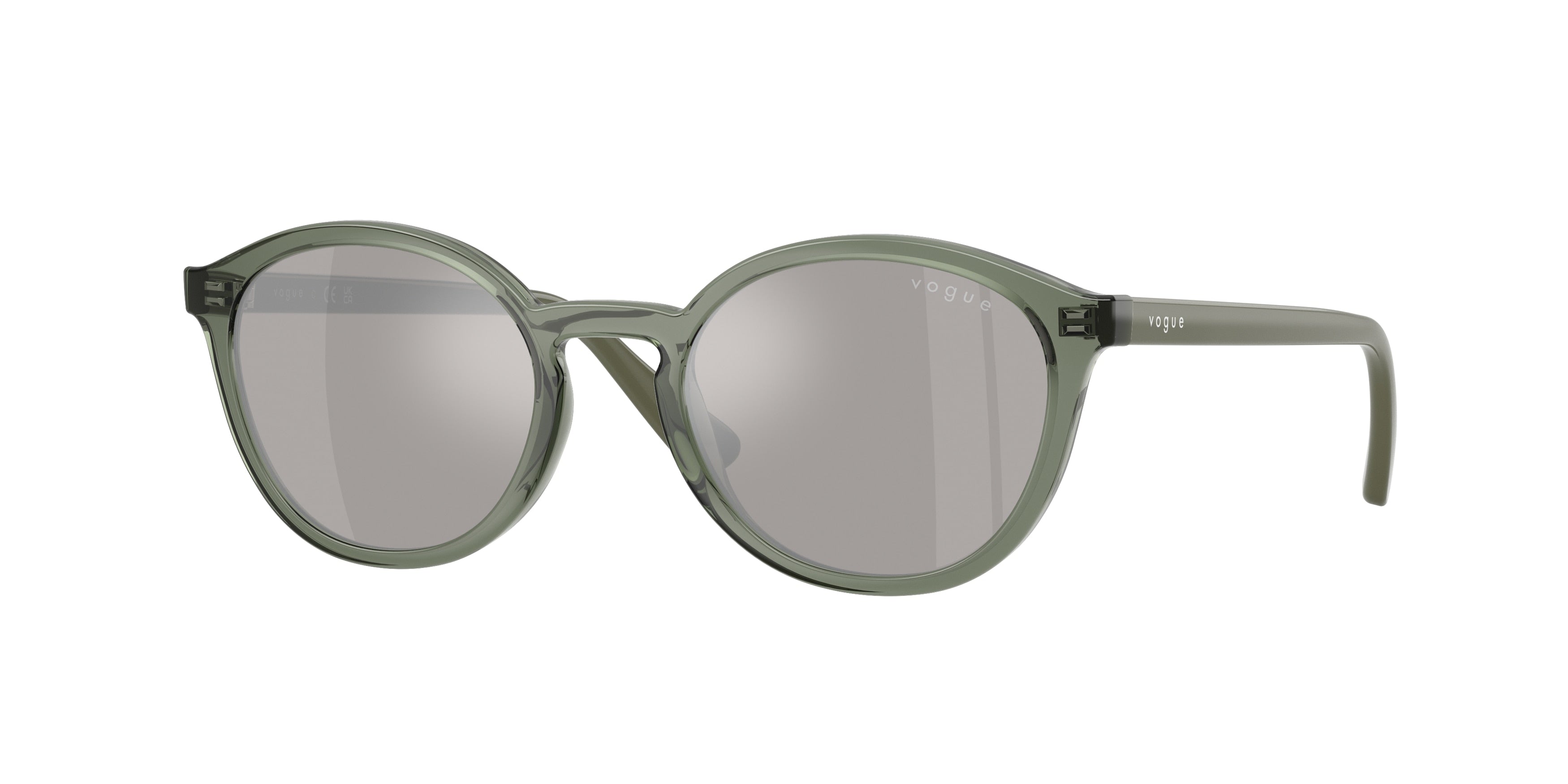 VOGUE JUNIOR SUN VJ2033 Phantos Sunglasses  30866G-Transparent Mallard Green 48-135-19 - Color Map Green