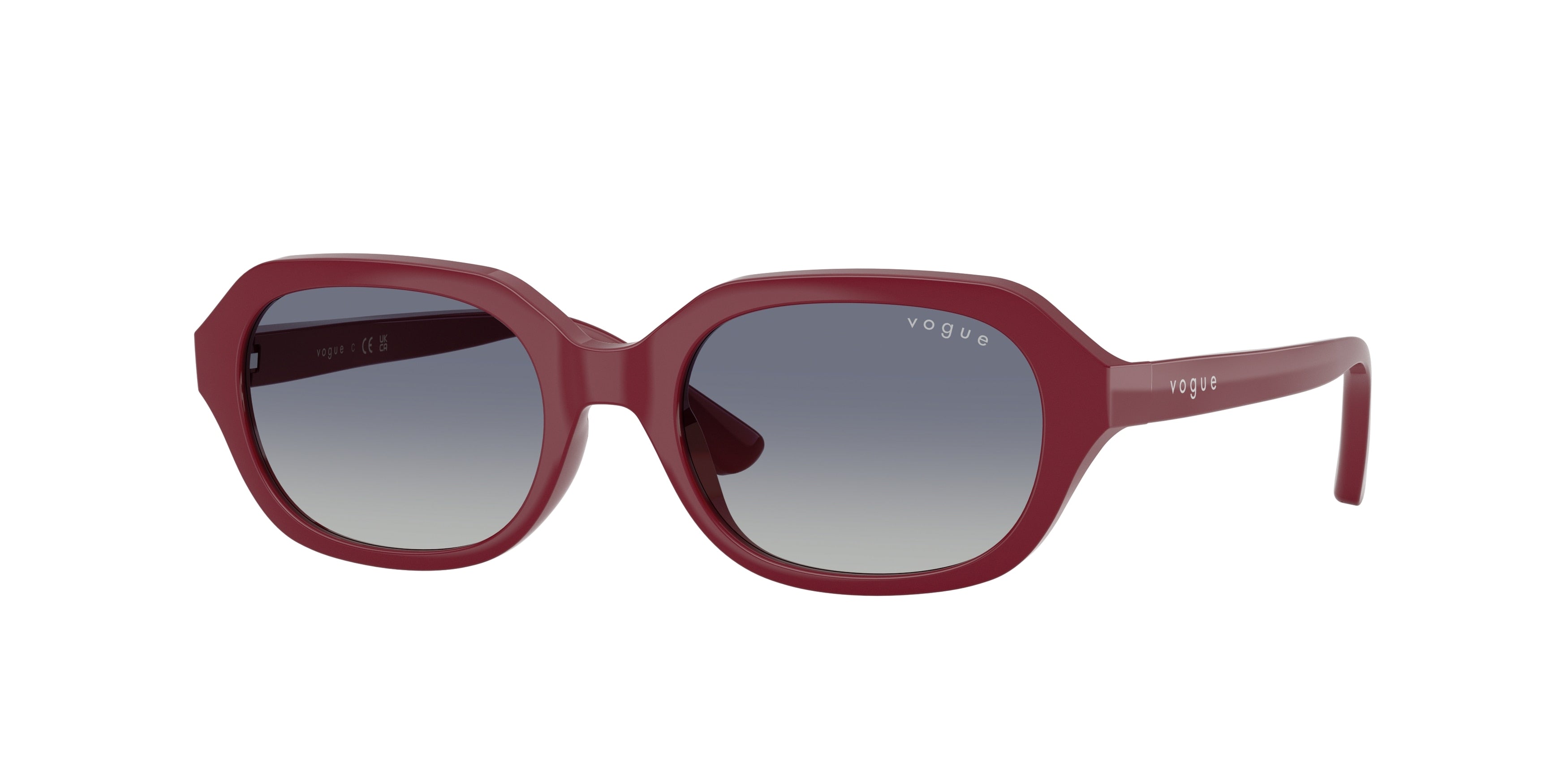 VOGUE JUNIOR SUN VJ2035 Irregular Sunglasses  28754L-Full Cherry 48-130-17 - Color Map Red