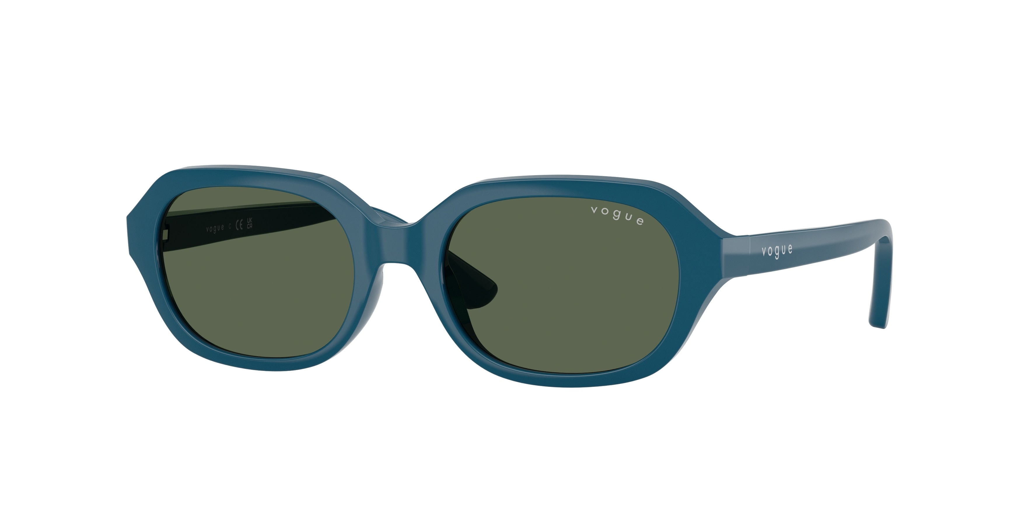 VOGUE JUNIOR SUN VJ2035 Irregular Sunglasses  319071-Full Blue 48-130-17 - Color Map Blue