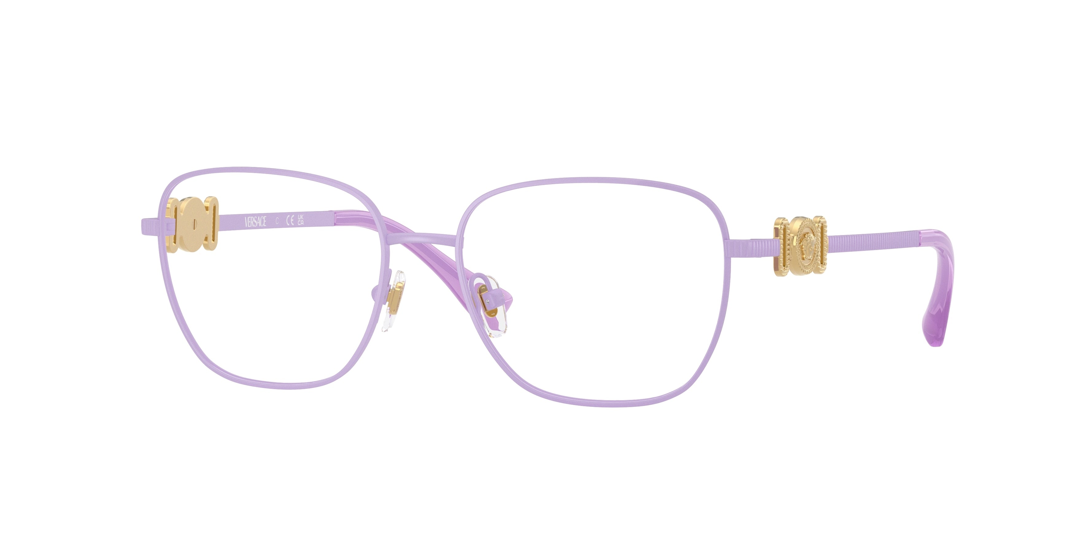 Versace Kids VK1003 Phantos Eyeglasses  1497-Lilac 50-130-15 - Color Map Violet