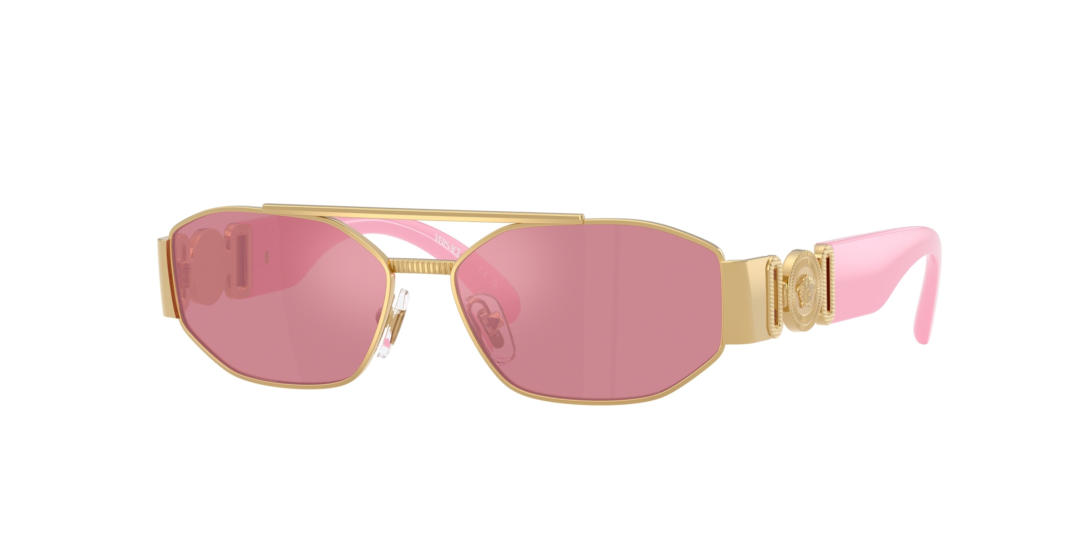 Versace Kids VK2003 Rectangle Sunglasses  10029L-Gold 50-130-13 - Color Map Gold