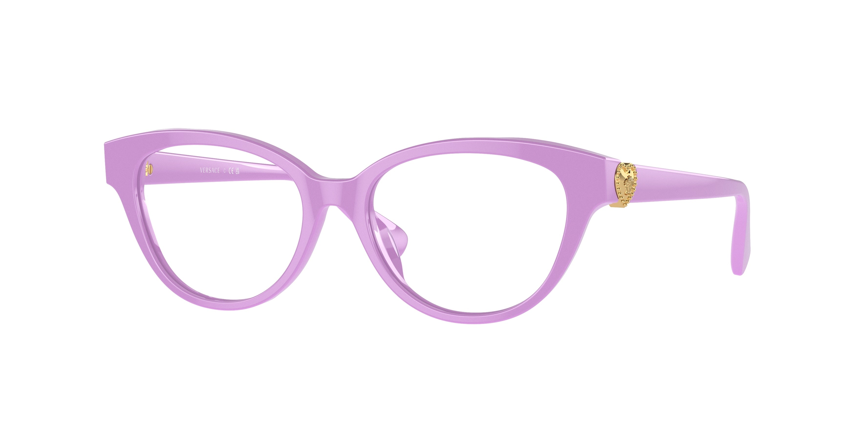 Versace Kids VK3004F Cat Eye Eyeglasses  5424-Lavander 48-130-15 - Color Map Violet
