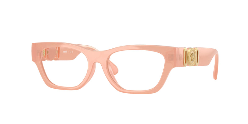 Versace Kids VK3008U Round Eyeglasses  5497-Nude Opalescent 48-130-15 - Color Map Pink