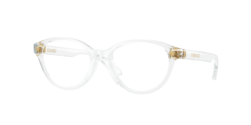 Versace Kids VK3014U Phantos Eyeglasses  148-Crystal 48-125-16 - Color Map Transparent