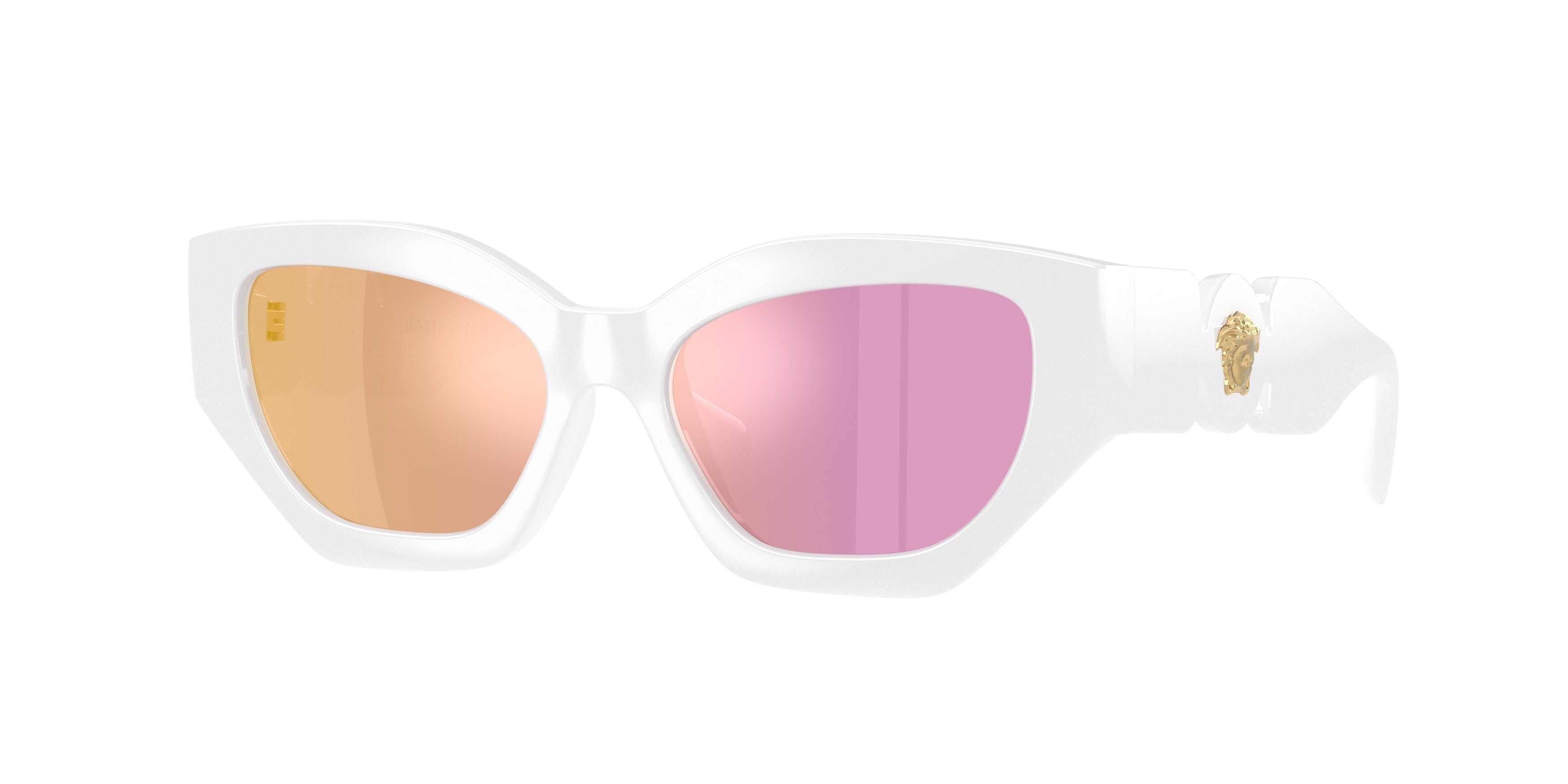 Versace Kids VK4007U Irregular Sunglasses  314/1T-White 48-130-15 - Color Map White