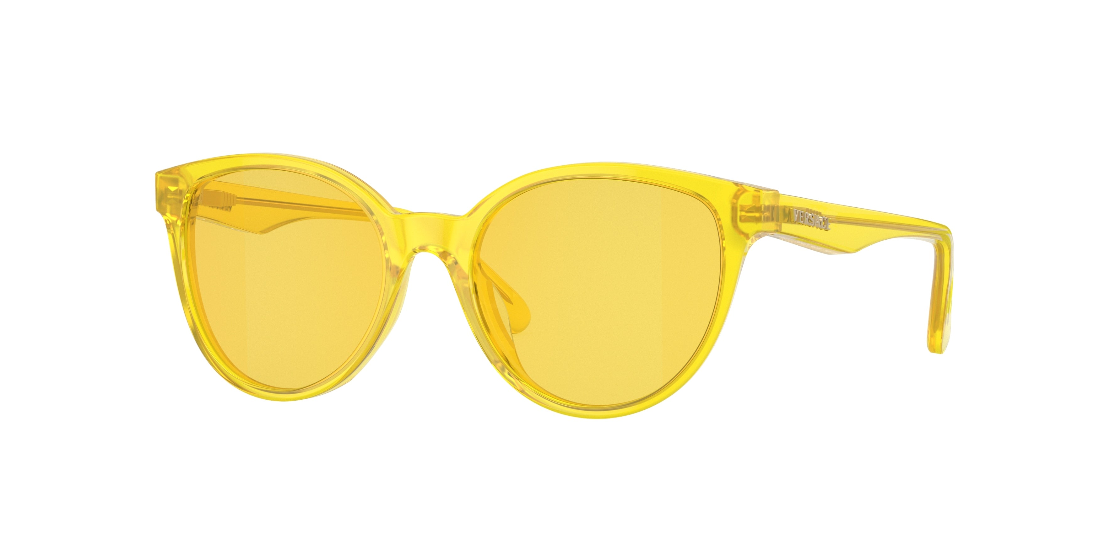 Versace Kids VK4427U Phantos Sunglasses  5374C9-Transparent Fluo Yellow 46-130-16 - Color Map Yellow