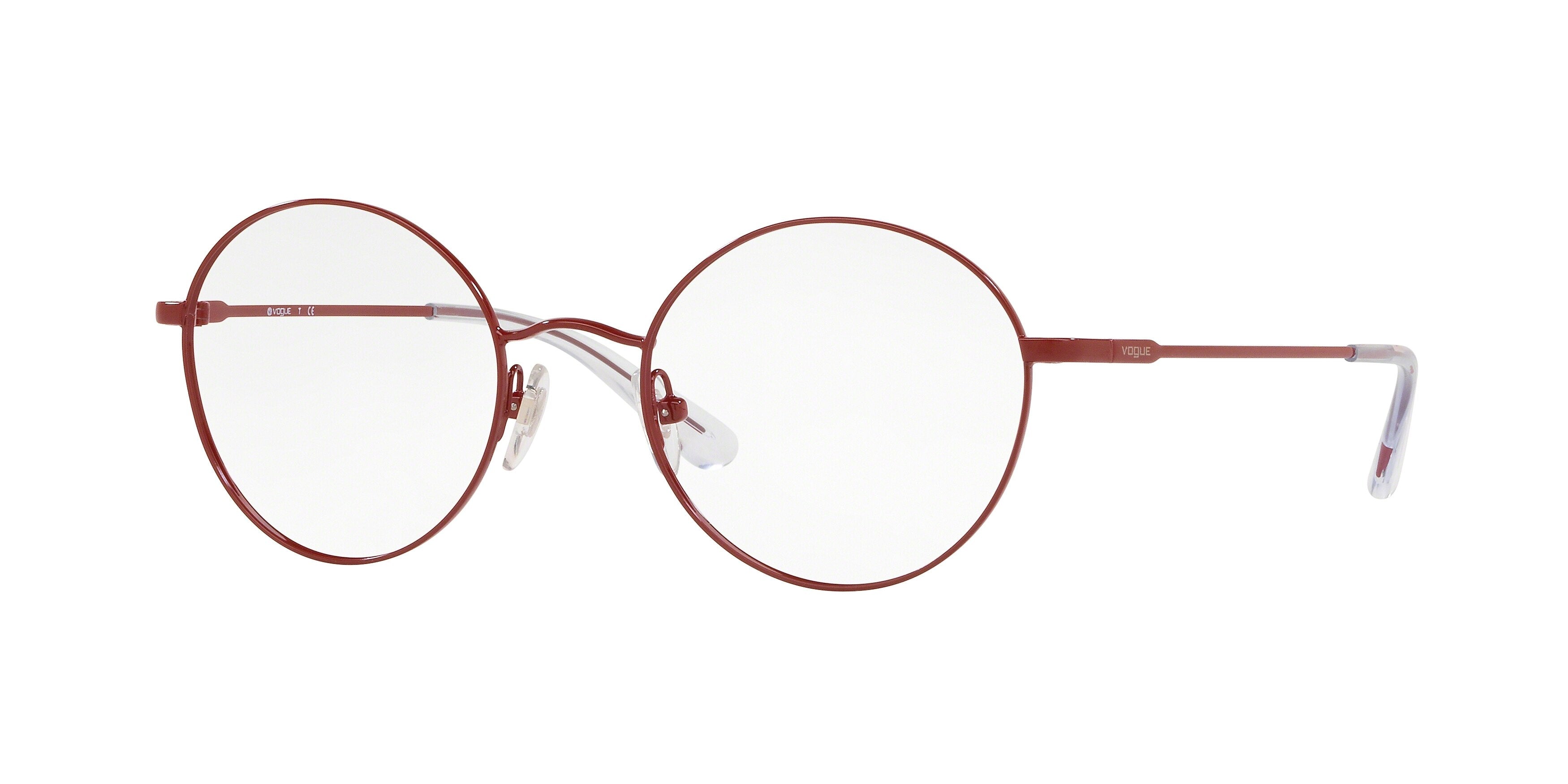 Vogue VO4127 Oval Eyeglasses  5110-Bordeaux 50-135-20 - Color Map Red