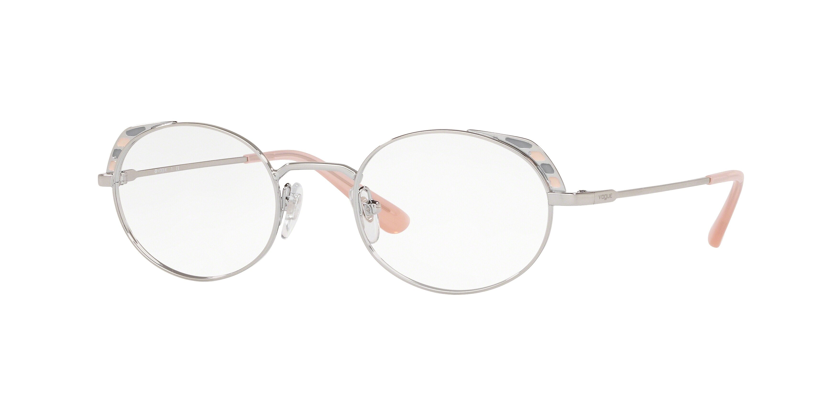 Vogue VO4132 Irregular Eyeglasses  323-Silver 48-135-20 - Color Map Silver