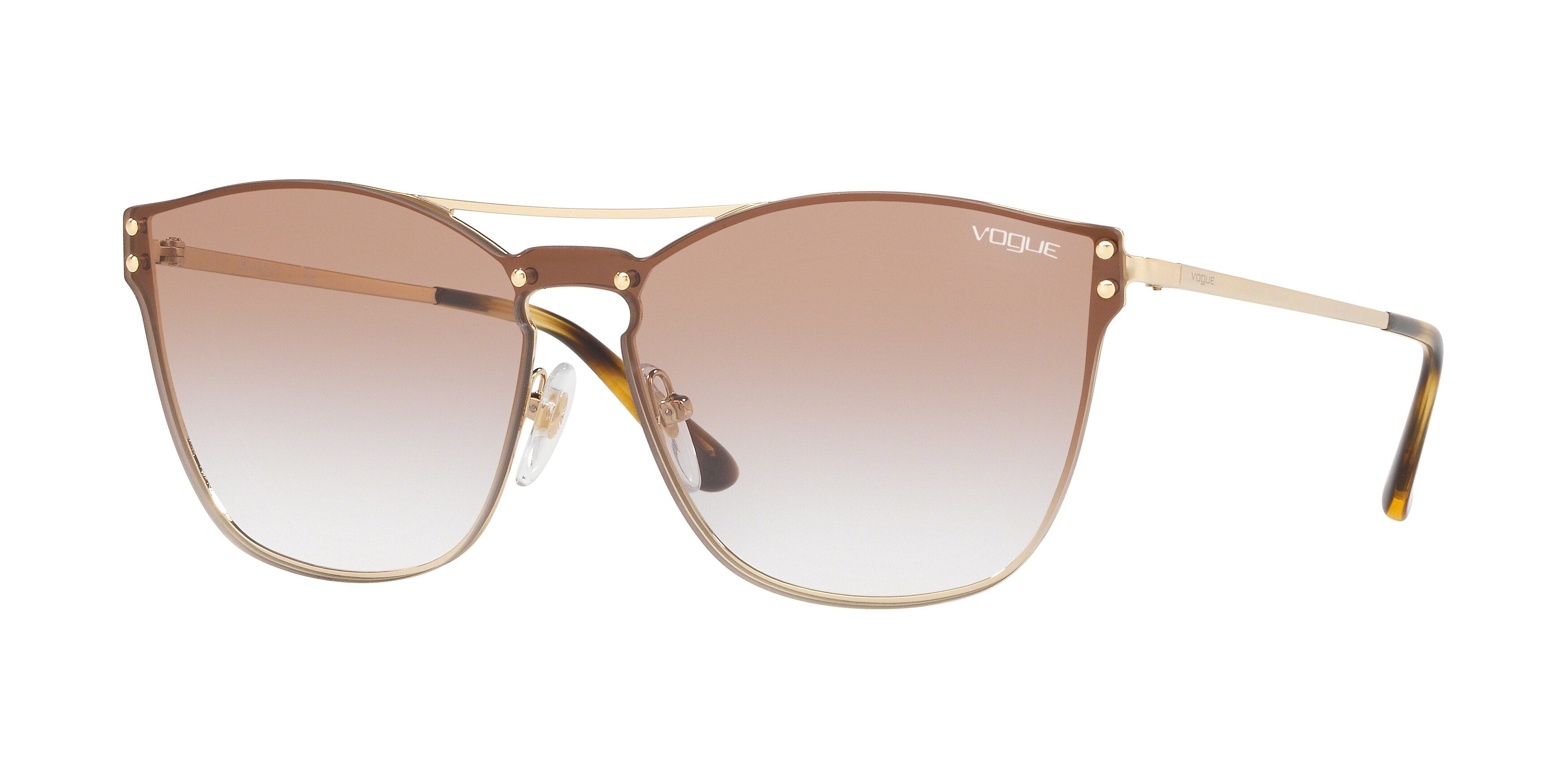 Vogue VO4136S Square Sunglasses  848/13-Pale Gold 40-140-140 - Color Map Gold