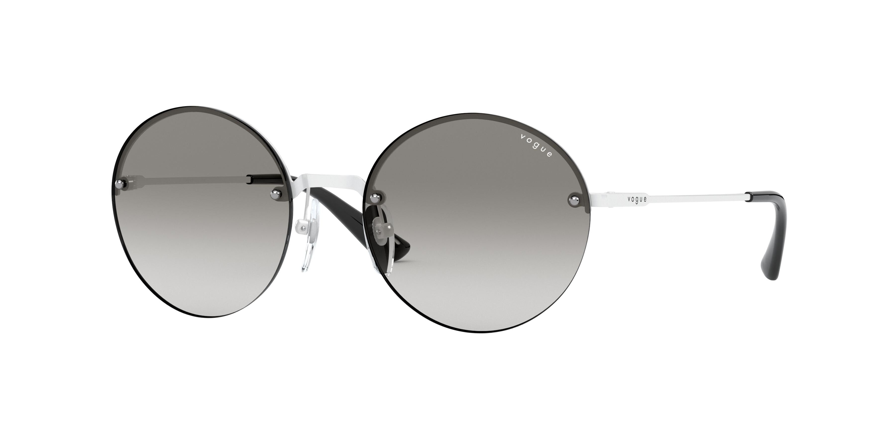 Vogue VO4157S Round Sunglasses  419/11-White 51-135-18 - Color Map White
