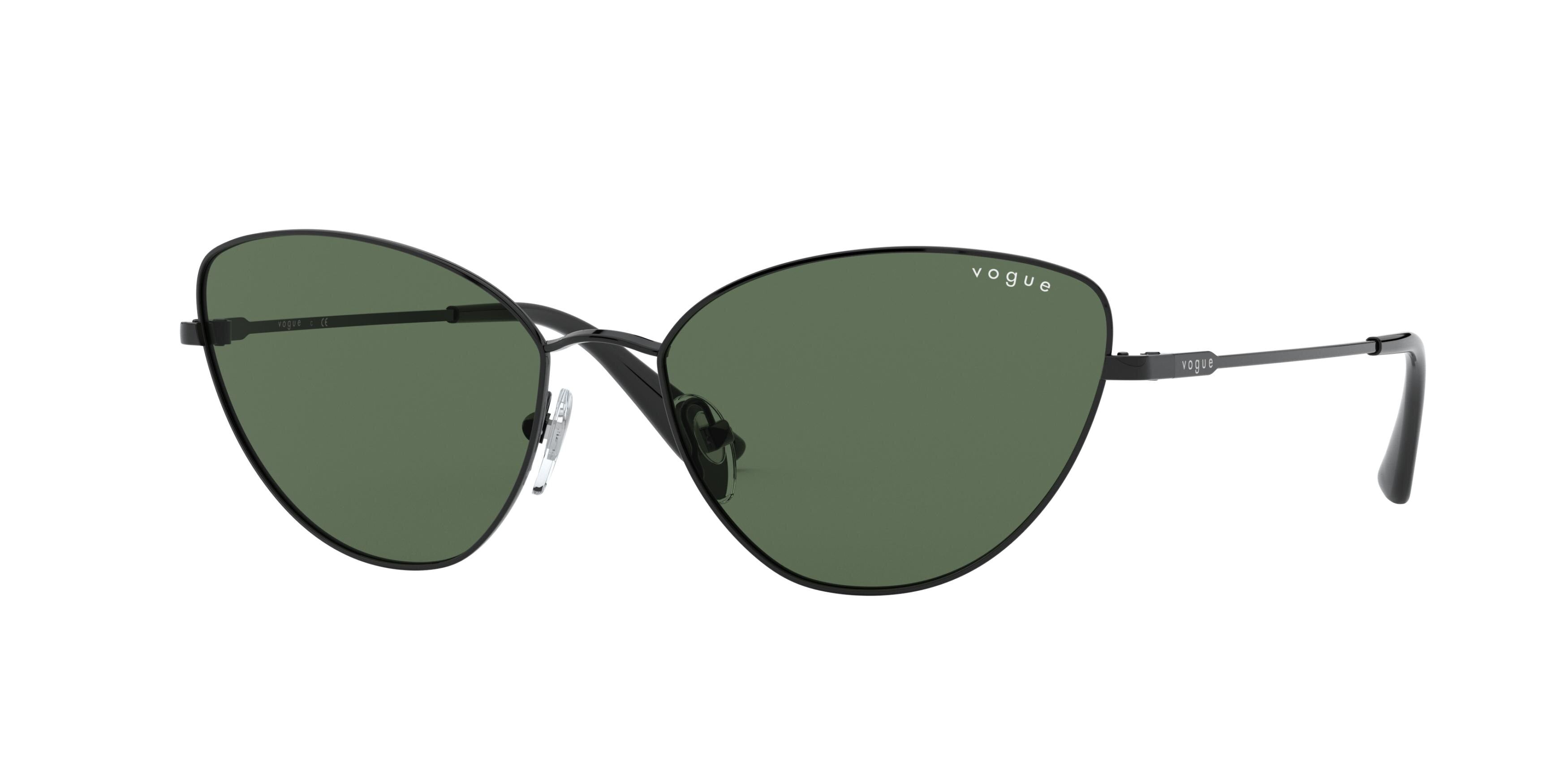 Vogue VO4179S Cat Eye Sunglasses  352/71-Black 56-135-16 - Color Map Black