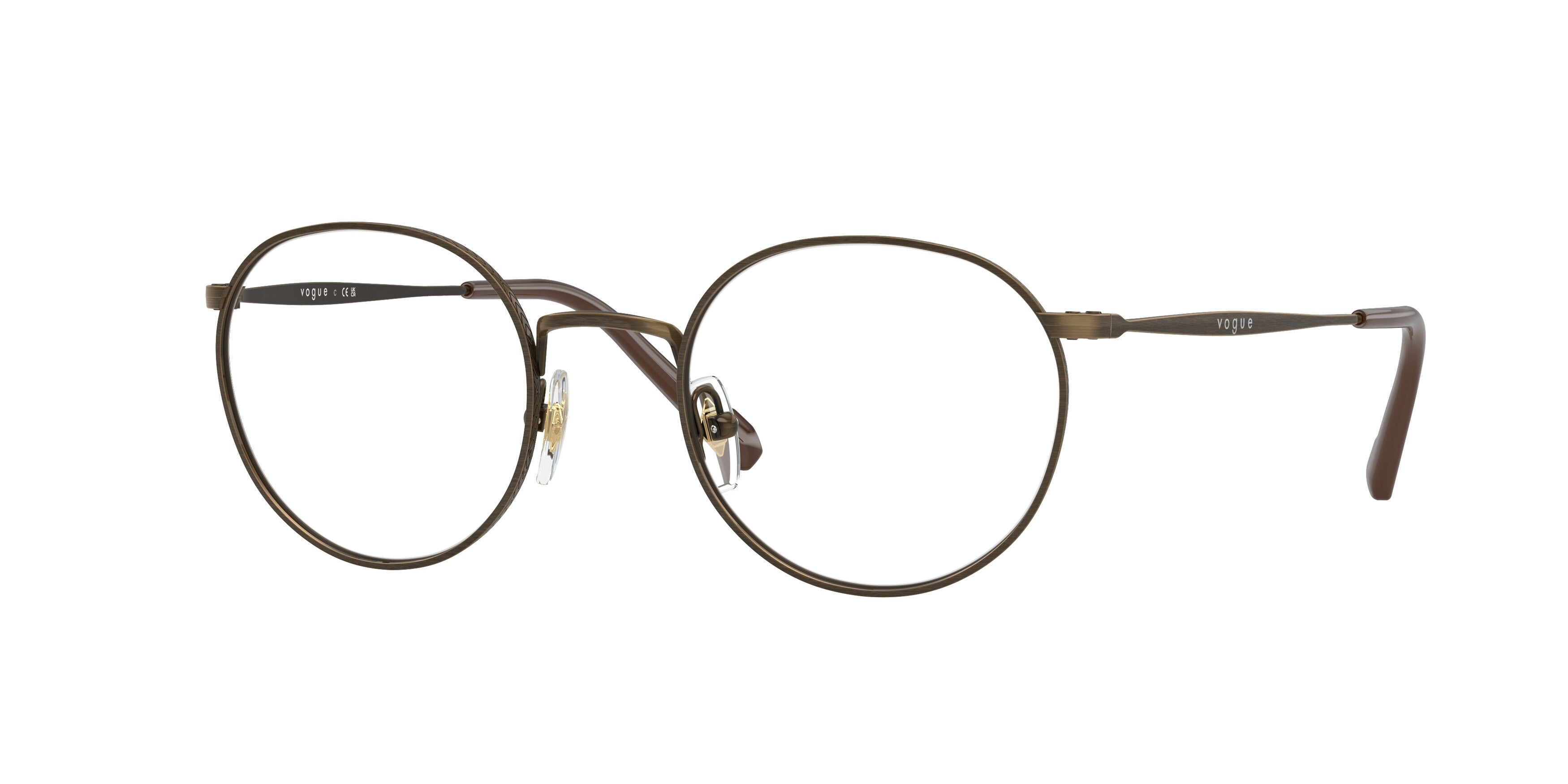 Vogue VO4183 Phantos Eyeglasses  5137-Gold Antique 51-145-21 - Color Map Gold