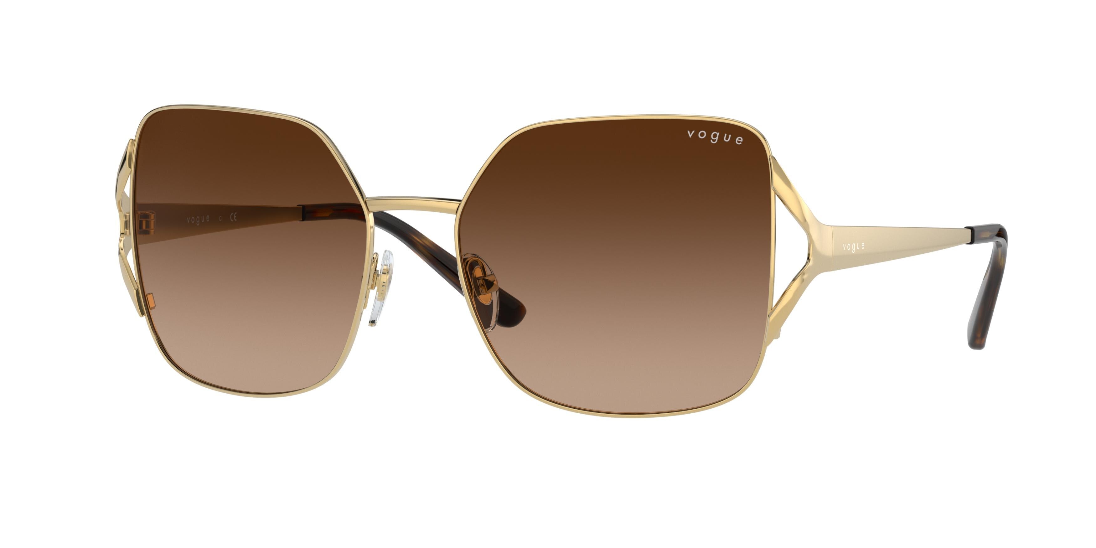 Vogue VO4189S Pillow Sunglasses  280/13-Gold 56-135-17 - Color Map Gold