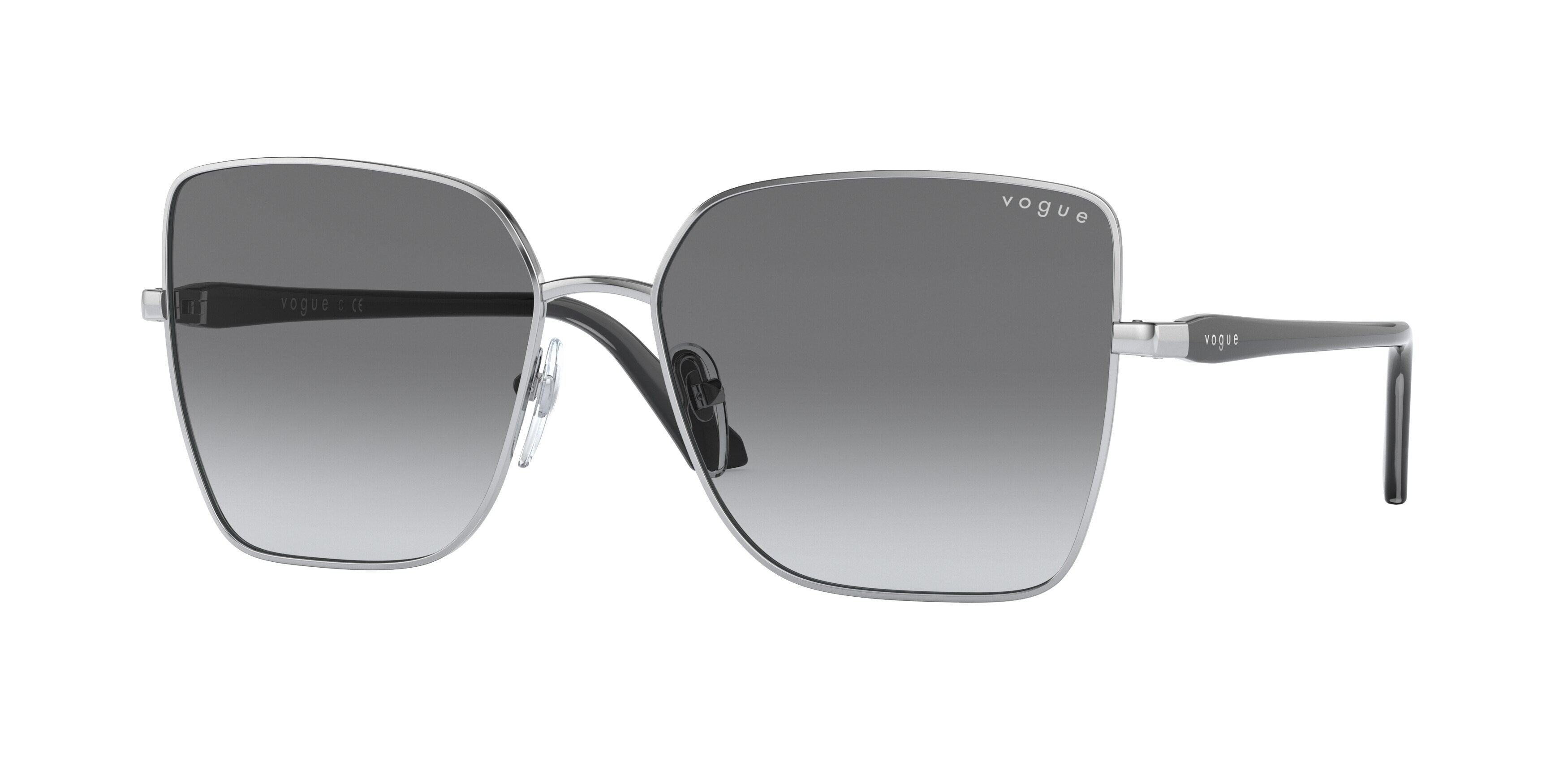 Vogue VO4199S Butterfly Sunglasses  323/11-Silver 58-140-16 - Color Map Silver