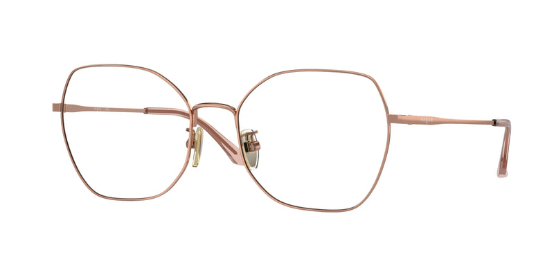 Vogue VO4201D Butterfly Eyeglasses  5152-Rose Gold 55-140-18 - Color Map Gold