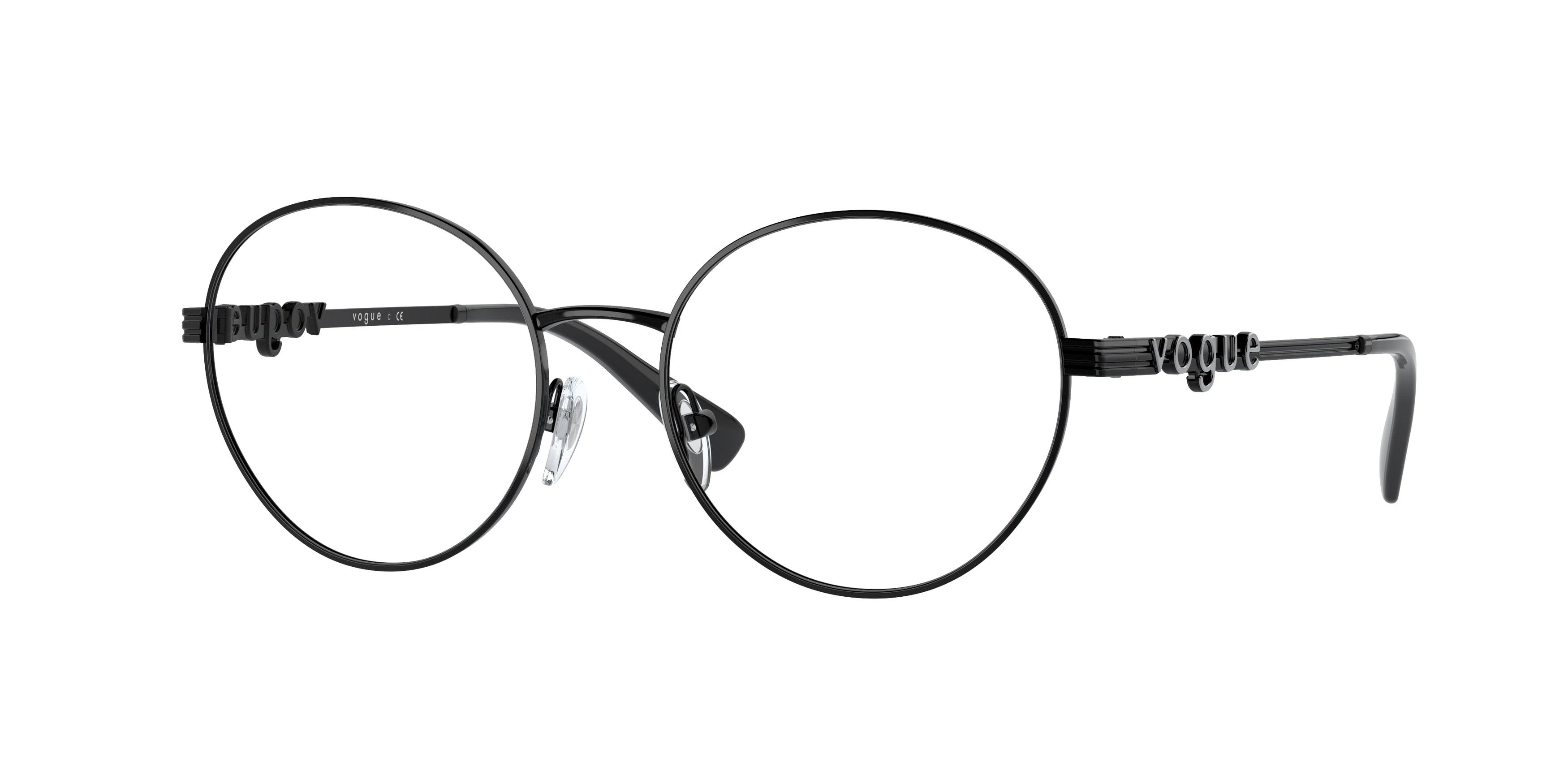 Vogue VO4222 Phantos Eyeglasses  352-Black 51-135-17 - Color Map Black