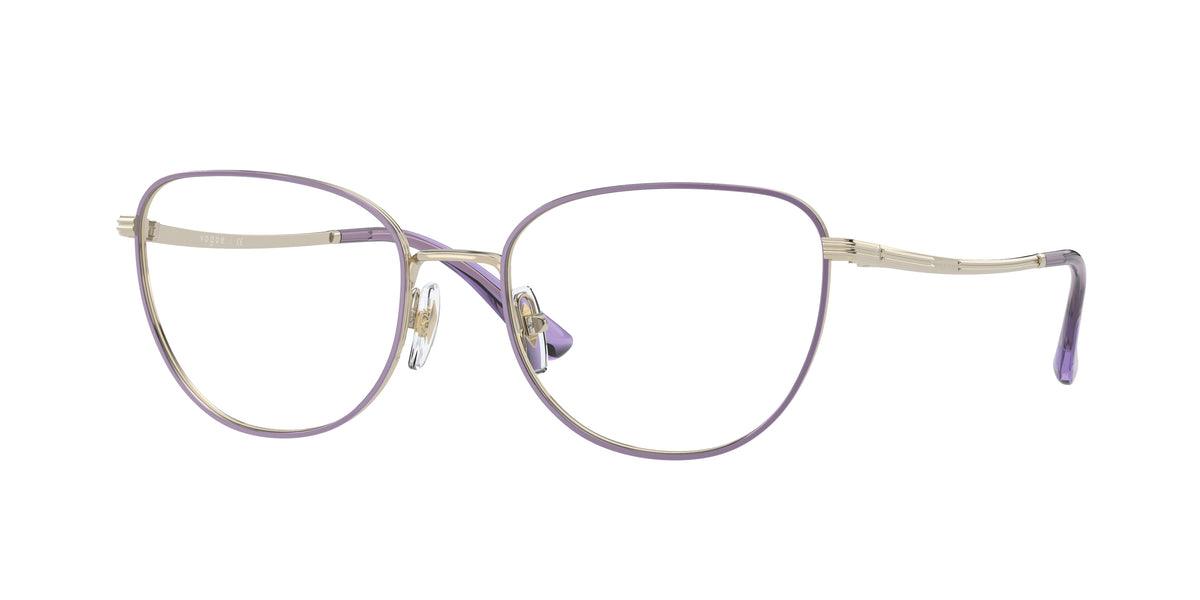 Vogue VO4229 Butterfly Eyeglasses  5141-Top Violet/Pale Gold 51-140-18 - Color Map Violet