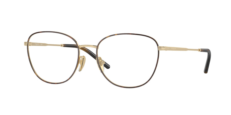 Vogue VO4231 Butterfly Eyeglasses  5078-Top Havana/Pale Gold 53-135-17 - Color Map Brown