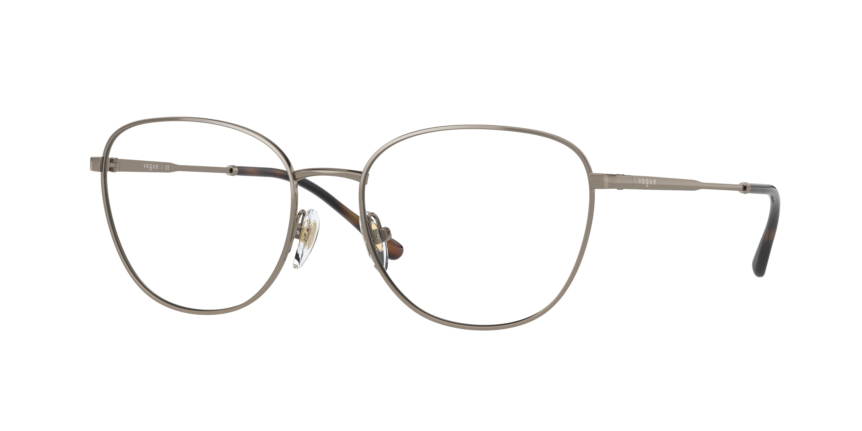 Vogue VO4231 Butterfly Eyeglasses  5138-Light Brown 53-135-17 - Color Map Brown