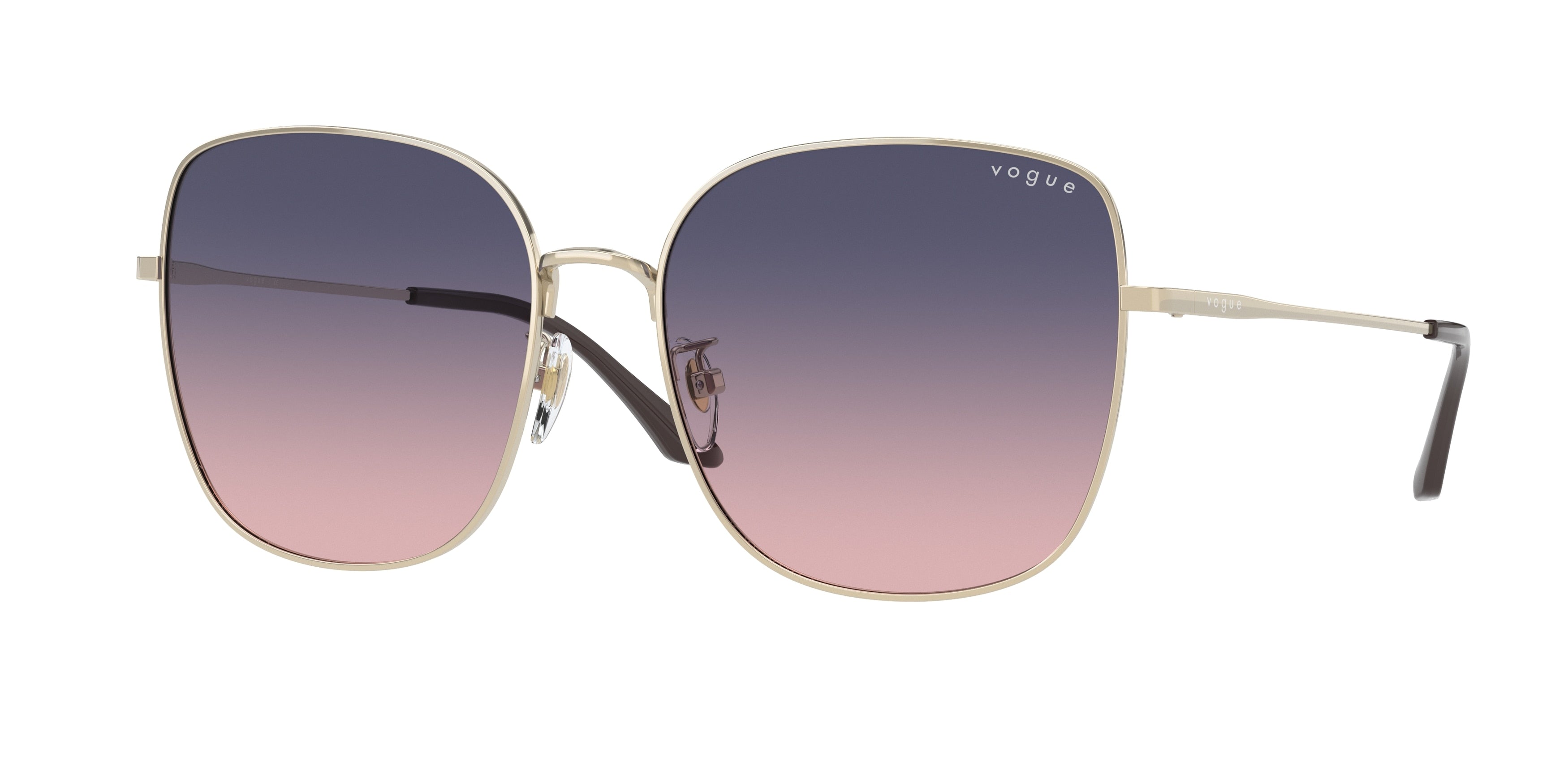 Vogue VO4237SD Square Sunglasses  848/I6-Pale Gold 58-145-17 - Color Map Gold
