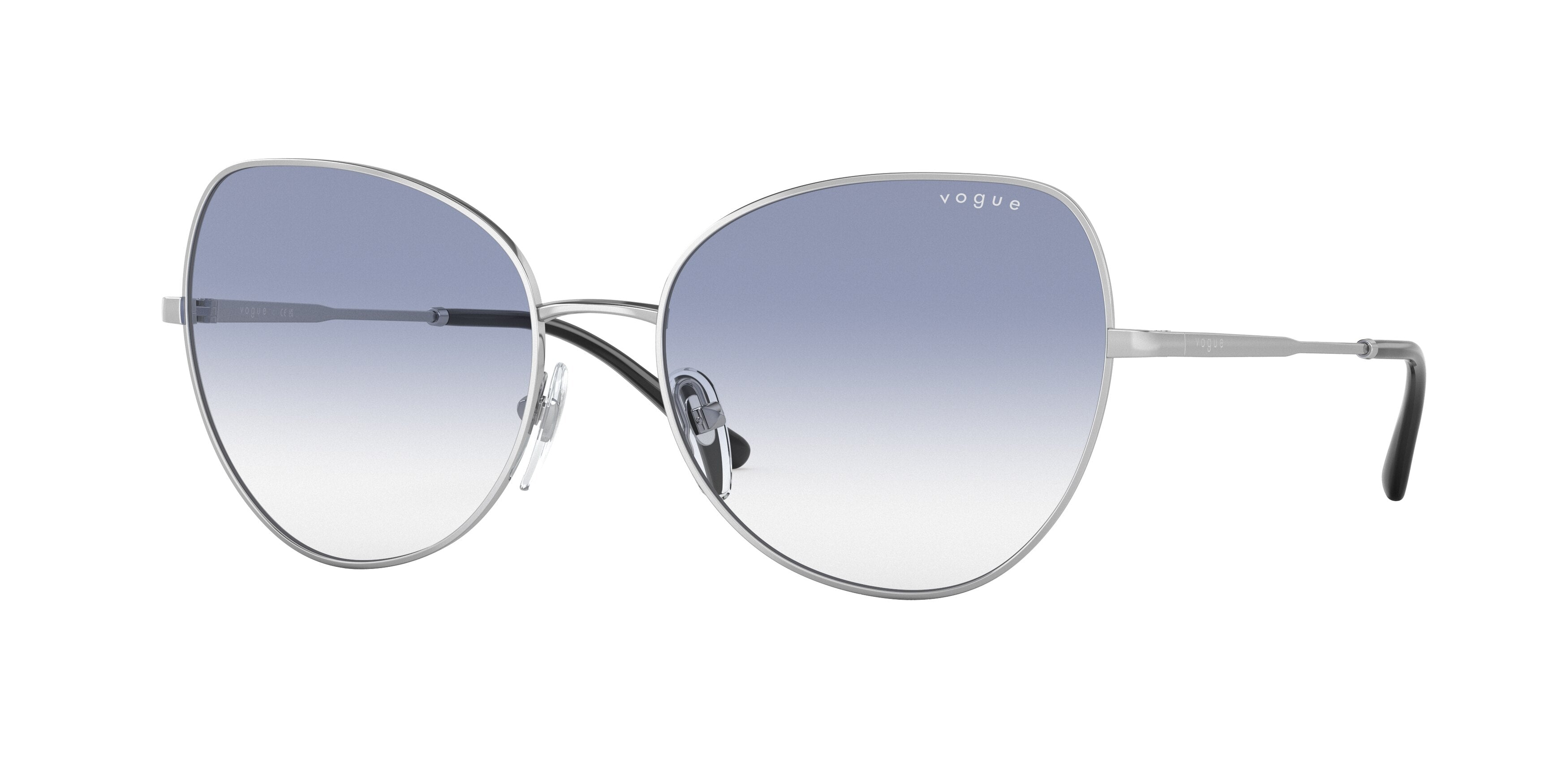 Vogue VO4255S Butterfly Sunglasses  323/19-Silver 56-135-17 - Color Map Silver
