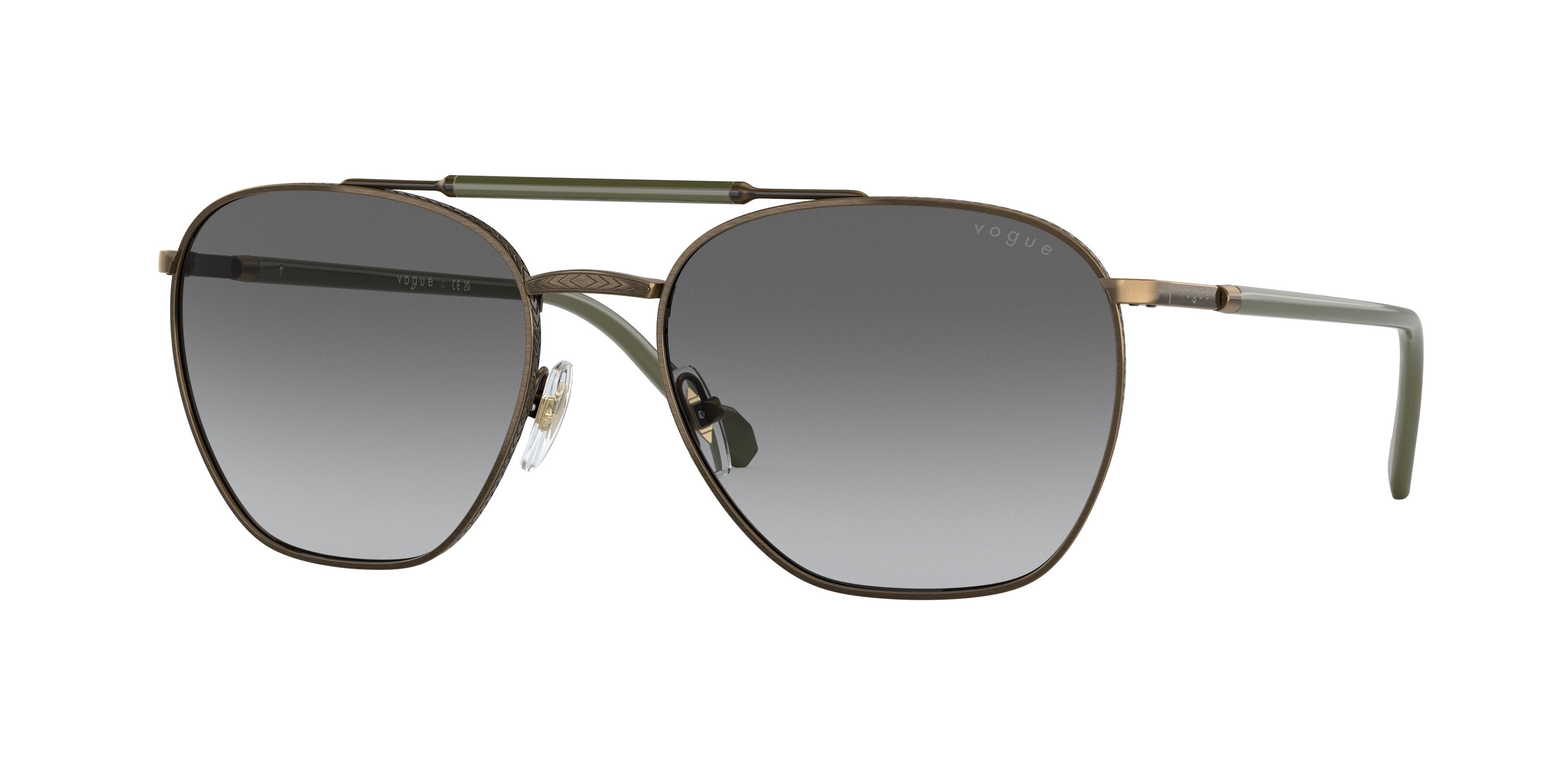 Vogue VO4256S Irregular Sunglasses  513711-Gold Antique 57-145-18 - Color Map Gold