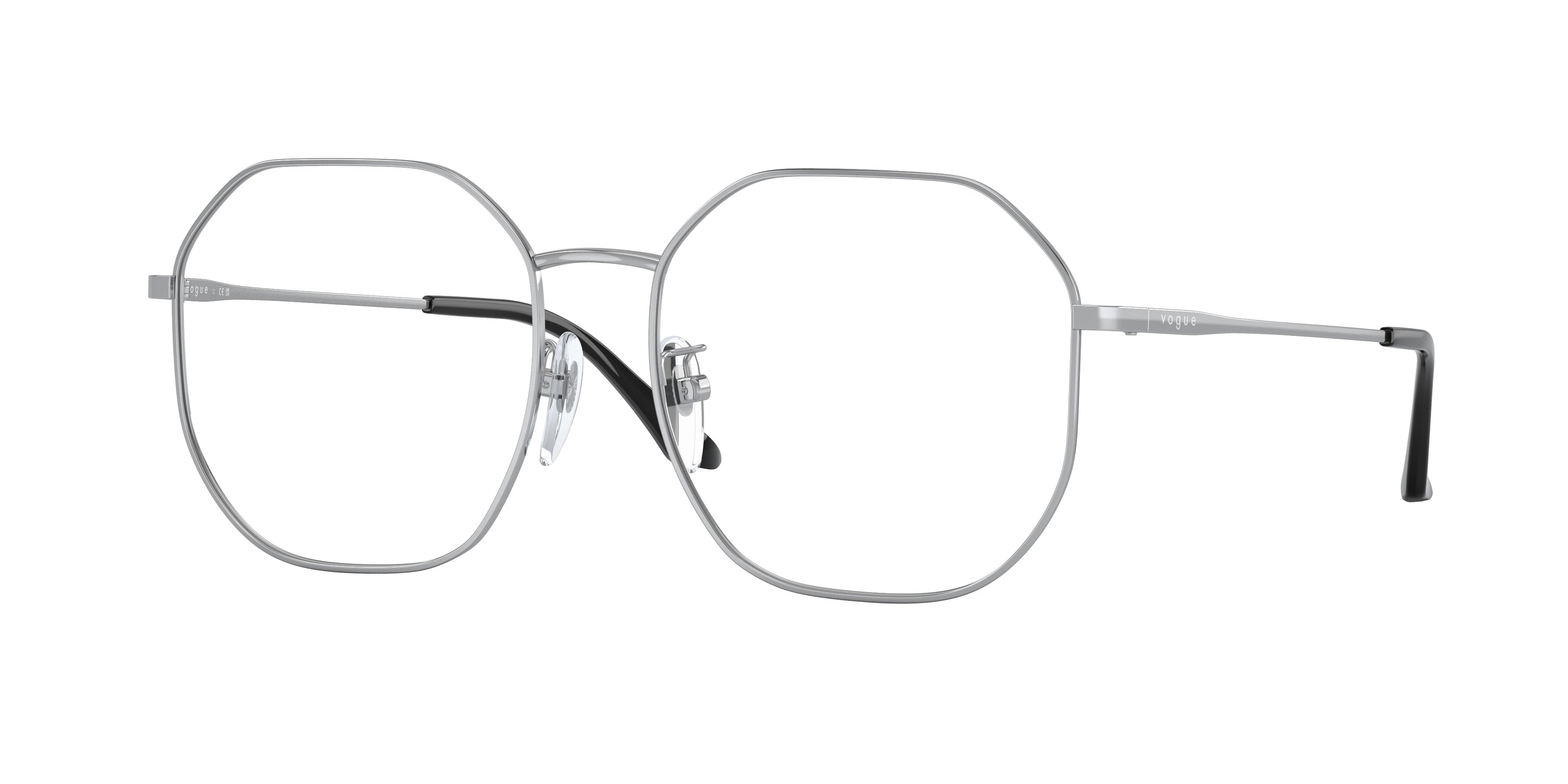 Vogue VO4260D Irregular Eyeglasses  323-Silver 54-145-16 - Color Map Silver