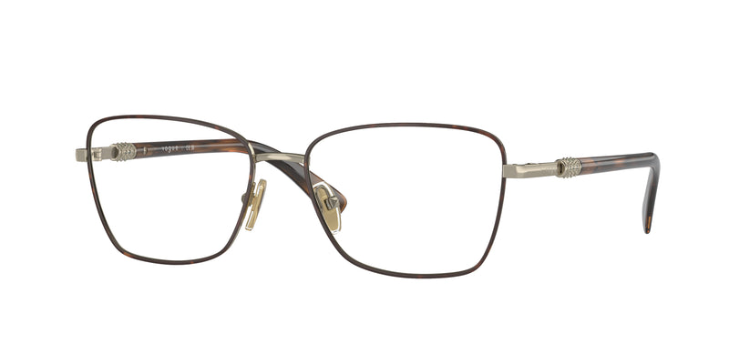 Vogue VO4271B Butterfly Eyeglasses  5078-Top Havana/Pale Gold 54-135-16 - Color Map Brown