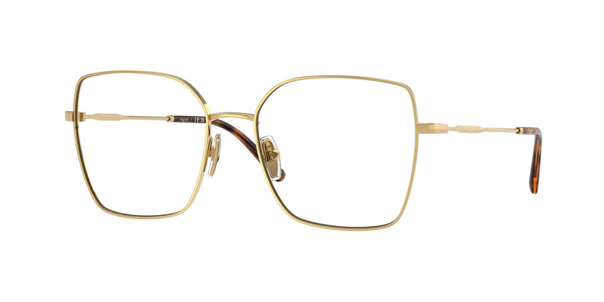Vogue VO4274 Irregular Eyeglasses  5042-Gold 53-135-17 - Color Map Gold