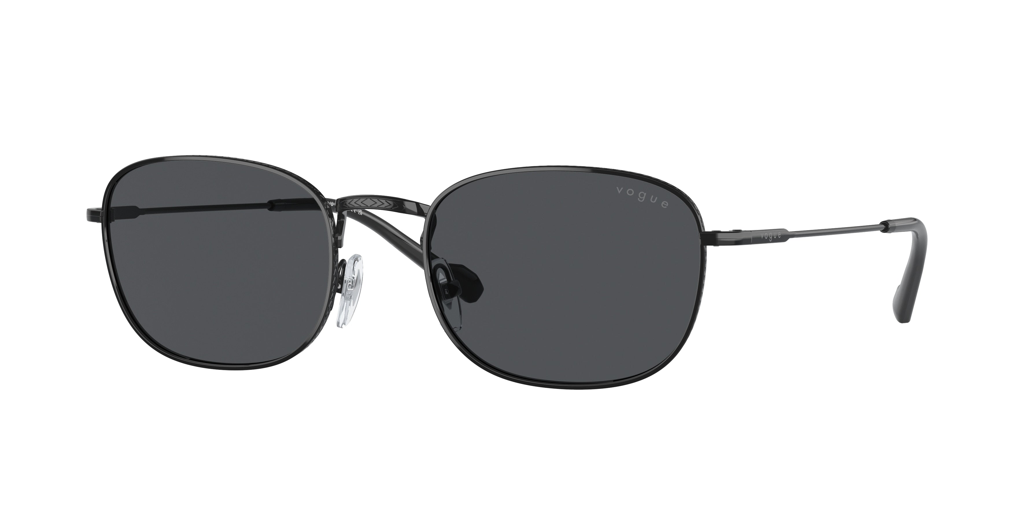 Vogue VO4276S Pillow Sunglasses  352/87-Black 54-145-20 - Color Map Black
