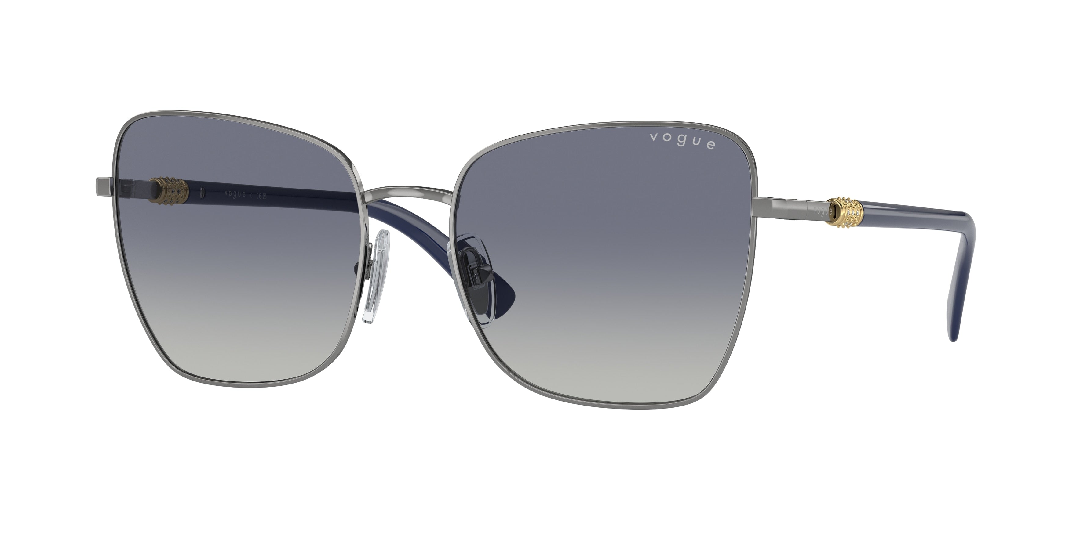 Vogue VO4277SB Butterfly Sunglasses  548/4L-Gunmetal 56-140-18 - Color Map Grey