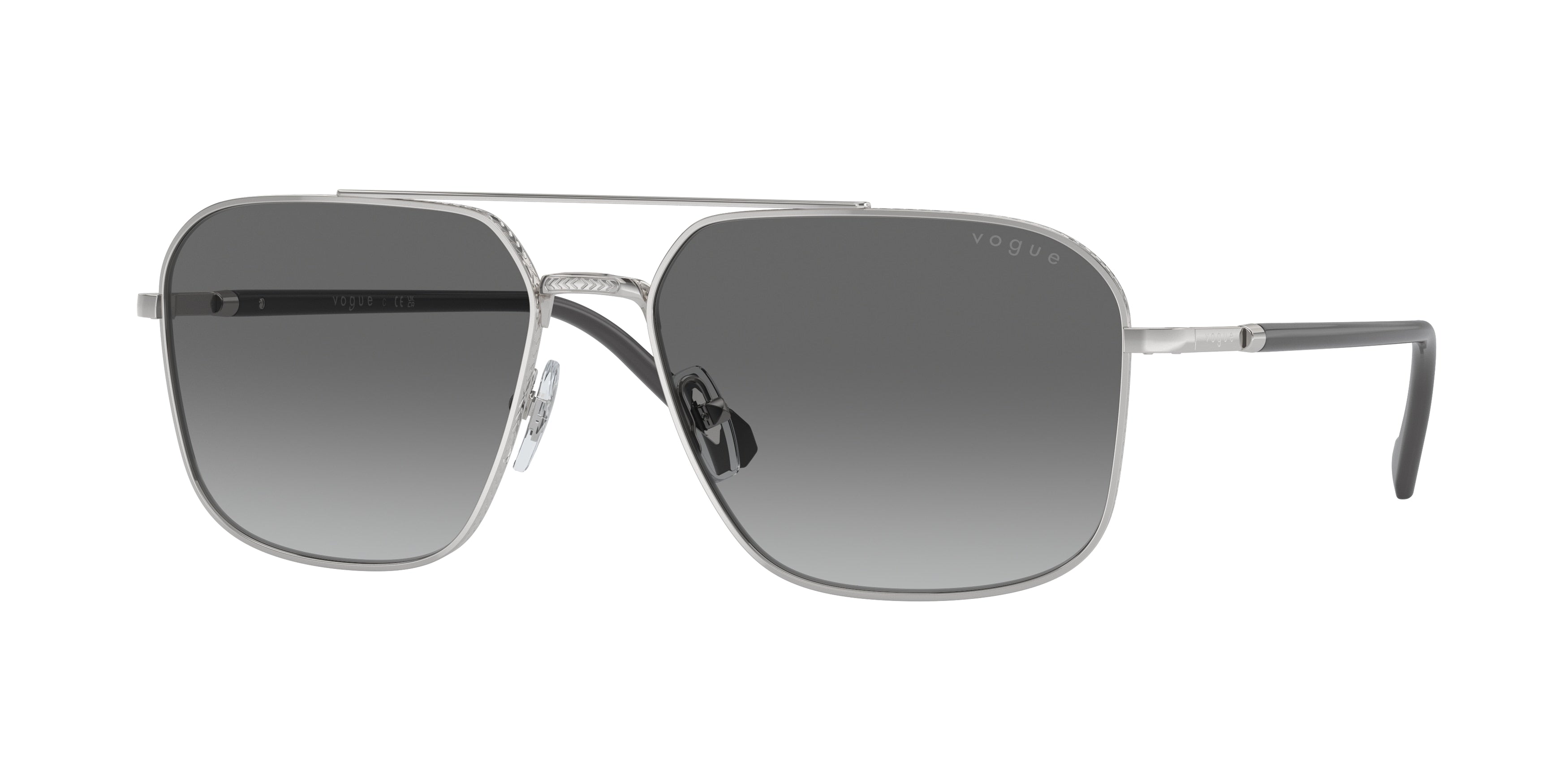 Vogue VO4289S Irregular Sunglasses  323/11-Silver 59-145-16 - Color Map Silver