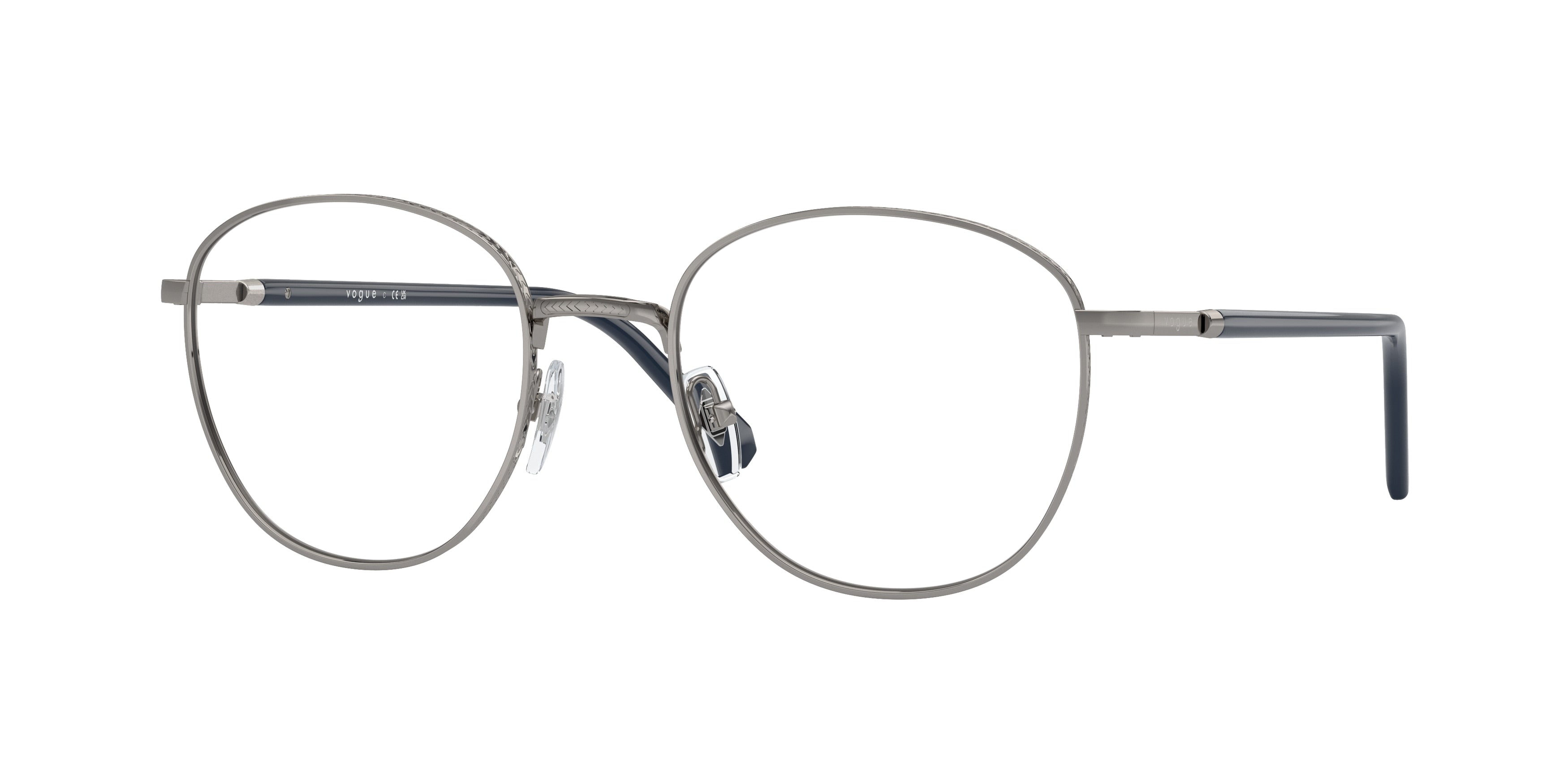 Vogue VO4291 Phantos Eyeglasses  548-Gunmetal 52-145-20 - Color Map Grey