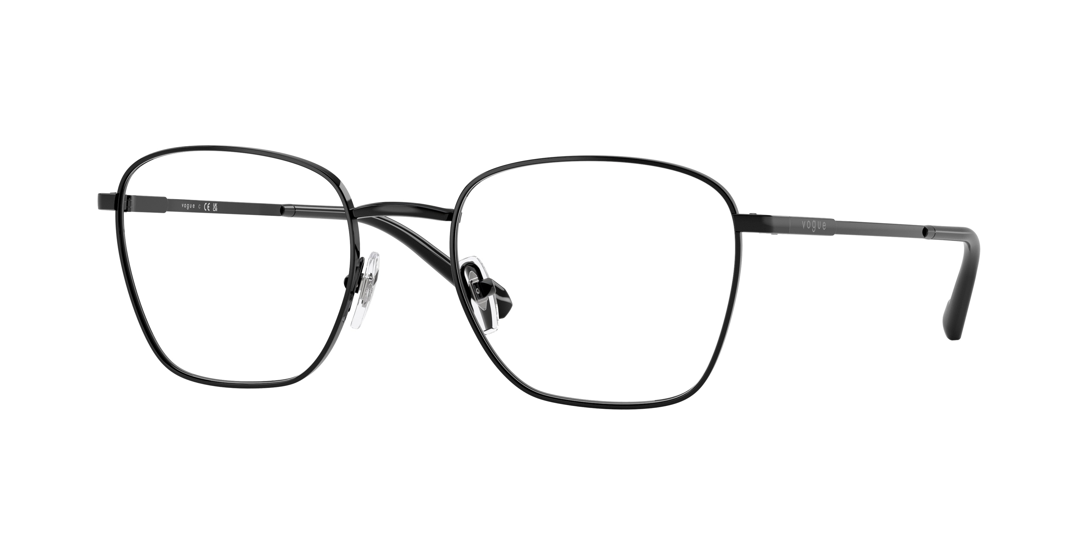 Vogue VO4321 Pillow Eyeglasses  352-Black 53-145-20 - Color Map Black