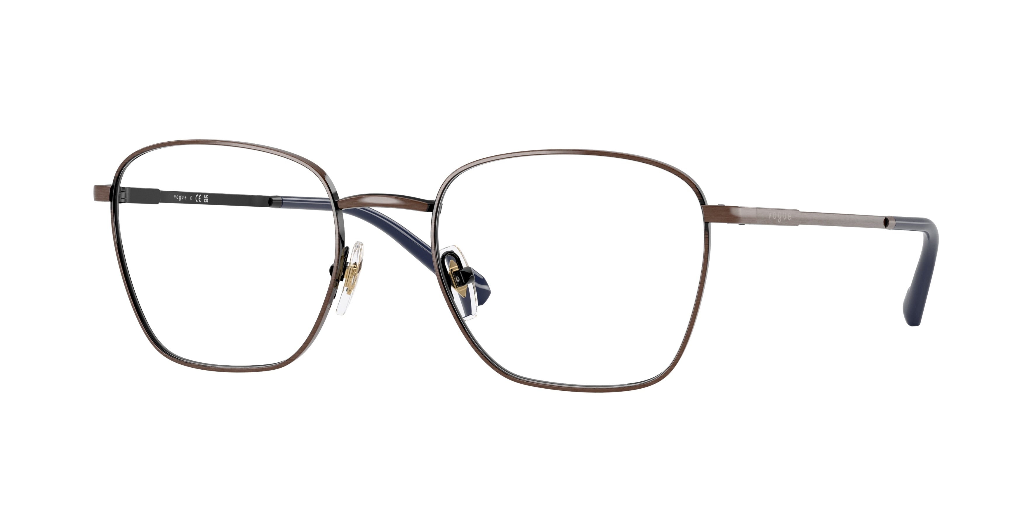 Vogue VO4321 Pillow Eyeglasses  5135-Antique Copper 53-145-20 - Color Map Brown