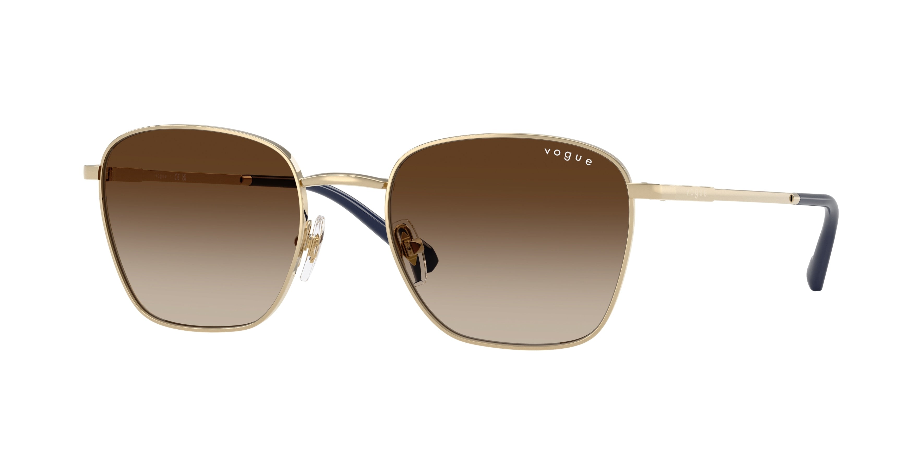 Vogue VO4322S Pillow Sunglasses  848/13-Pale Gold 53-145-20 - Color Map Gold