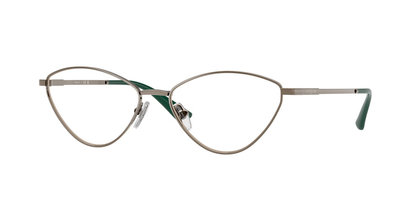 Vogue VO4325 Irregular Eyeglasses  5138-Light Brown 55-140-16 - Color Map Brown