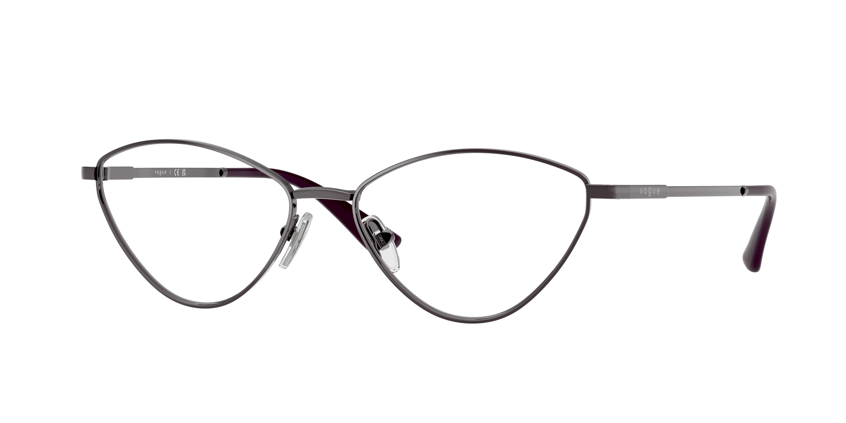 Vogue VO4325 Irregular Eyeglasses  5149-Light Violet 55-140-16 - Color Map Violet