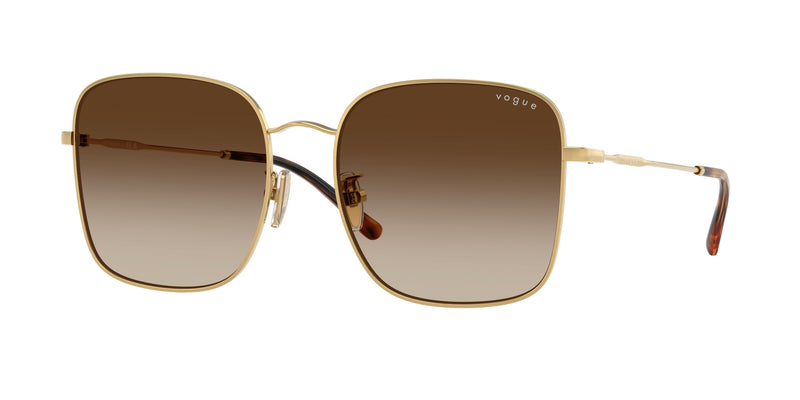 Vogue VO4327SD Square Sunglasses  280/13-Gold 57-145-18 - Color Map Gold