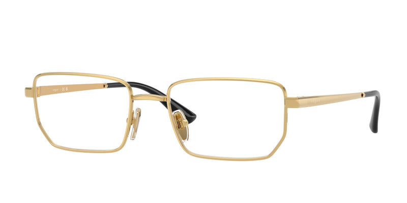 Vogue VO4354 Irregular Eyeglasses  280-Gold 54-140-18 - Color Map Gold