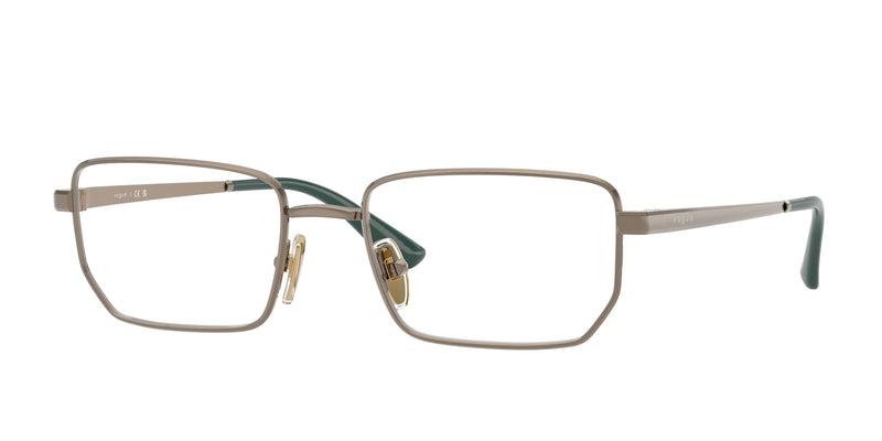 Vogue VO4354 Irregular Eyeglasses  5138-Light Brown 54-140-18 - Color Map Brown