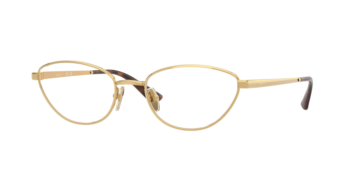 Vogue VO4355 Butterfly Eyeglasses  280-Gold 54-140-19 - Color Map Gold