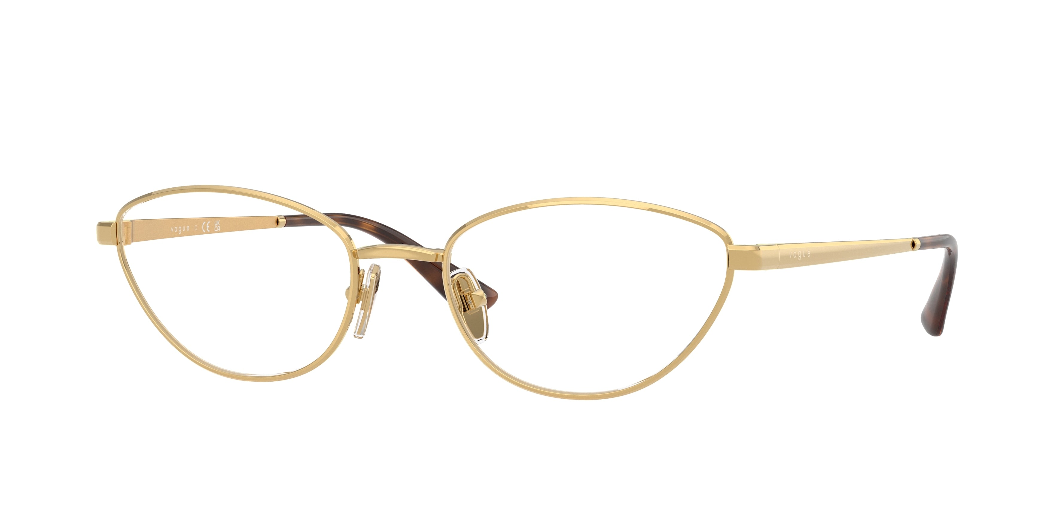 Vogue VO4355 Butterfly Eyeglasses  280-Gold 54-140-19 - Color Map Gold