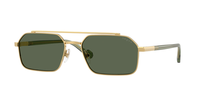 Vogue VO4356S Irregular Sunglasses  280/71-Gold 57-145-18 - Color Map Gold